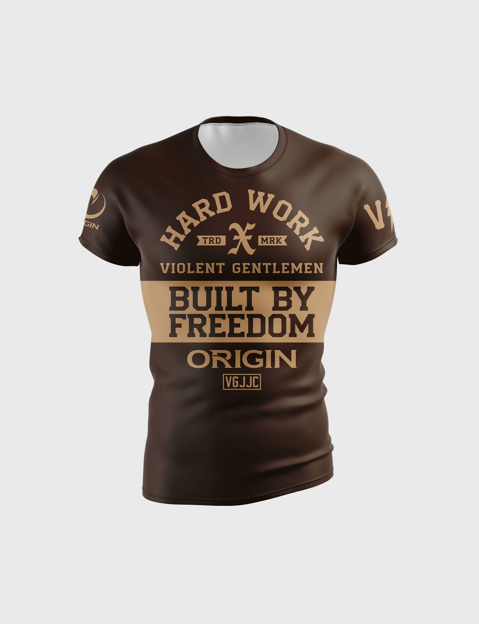 VGHC HARD LESSONS SS COMFORT FIT RASHGUARD – ORIGIN