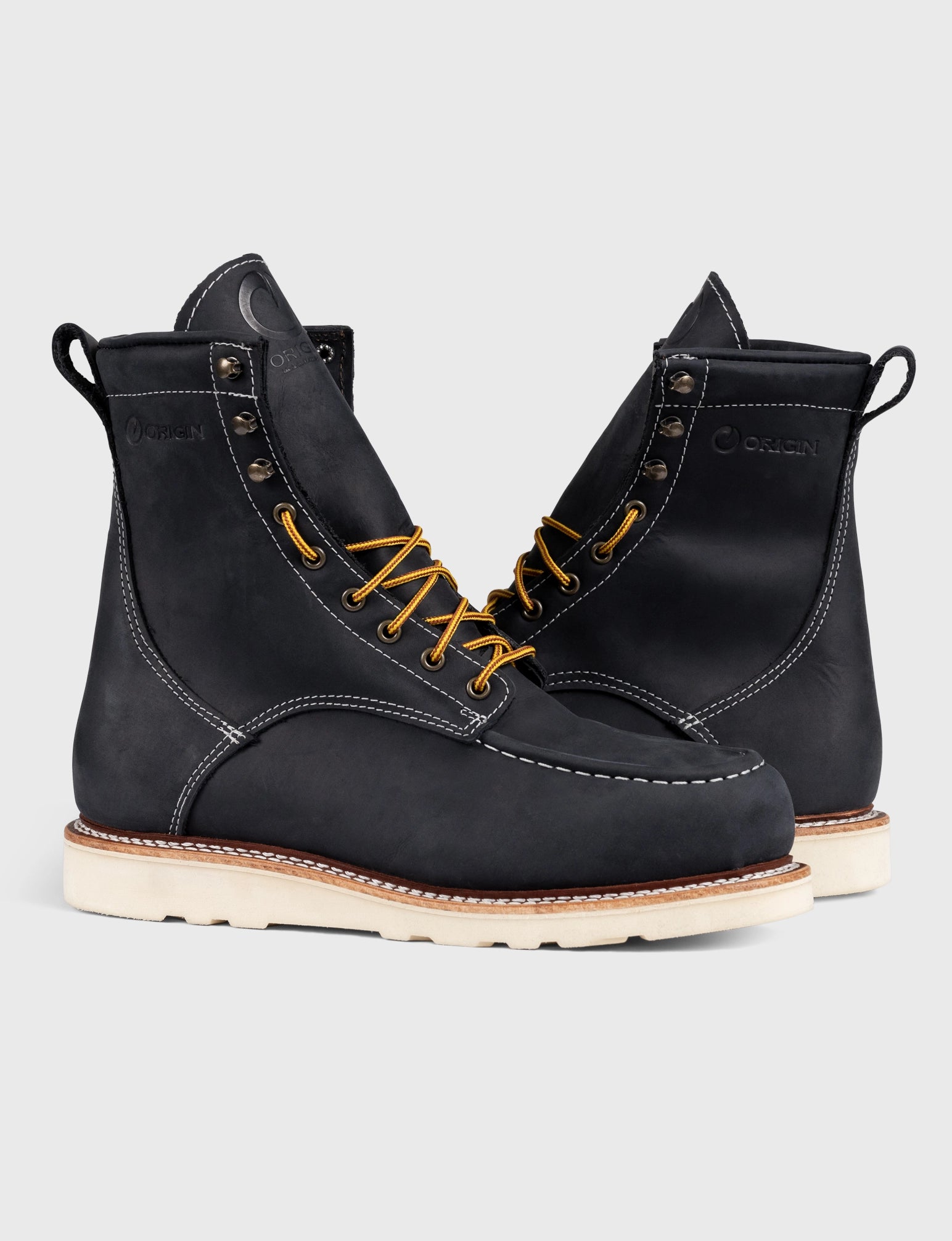 MEN'S 3EYELET MOC TOE BLACK 在原みゆ紀 9/30・10/1発売｜在原みゆ紀 × REGAL Shoe & Co. 3Eyelet Moc