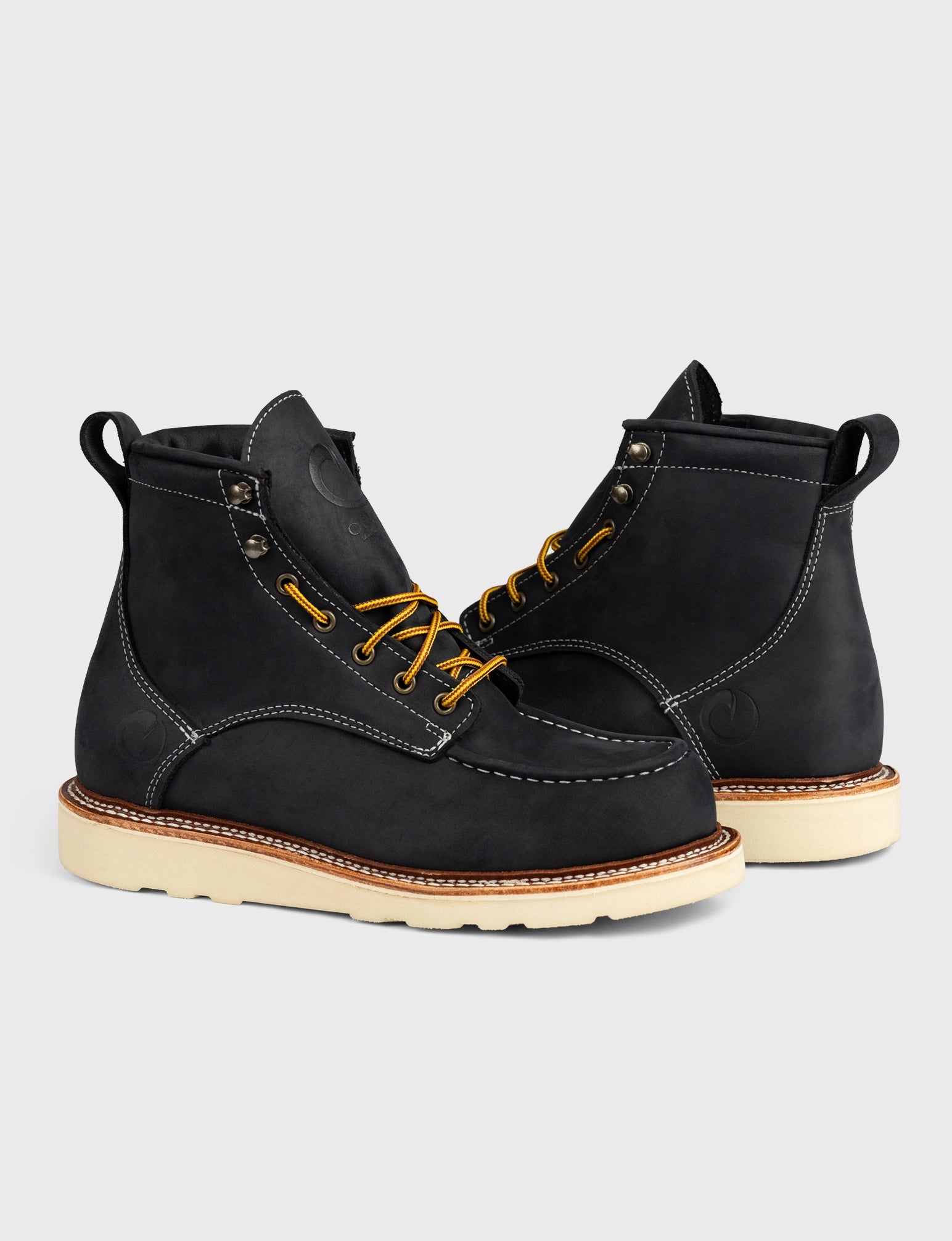 ブードゥームーンの下で MAINE MOC STEEL TOE BOOT 8