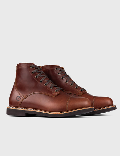 Origin USA Lincoln Lifestyle Boot Cap Toe Vibram Sole Made in Maine Black 9 The Lincoln Lifestyle Boot by Origin® - Oxford – ORIGIN main image 3