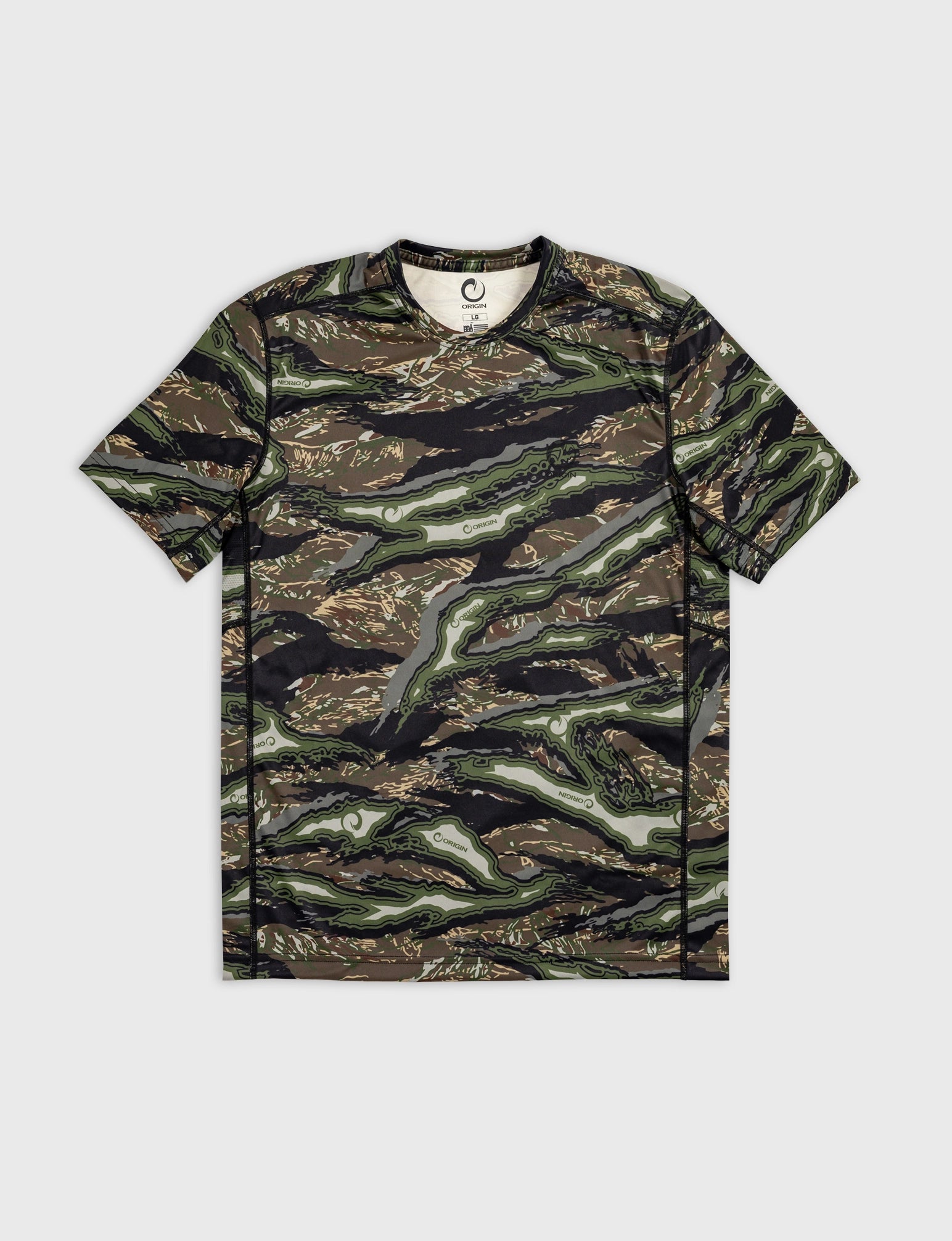 origin hunting gear Origin RTX brrr° Raptor CAMO COOLING CREW SS Origin Raptor Woodland CAMO / MD