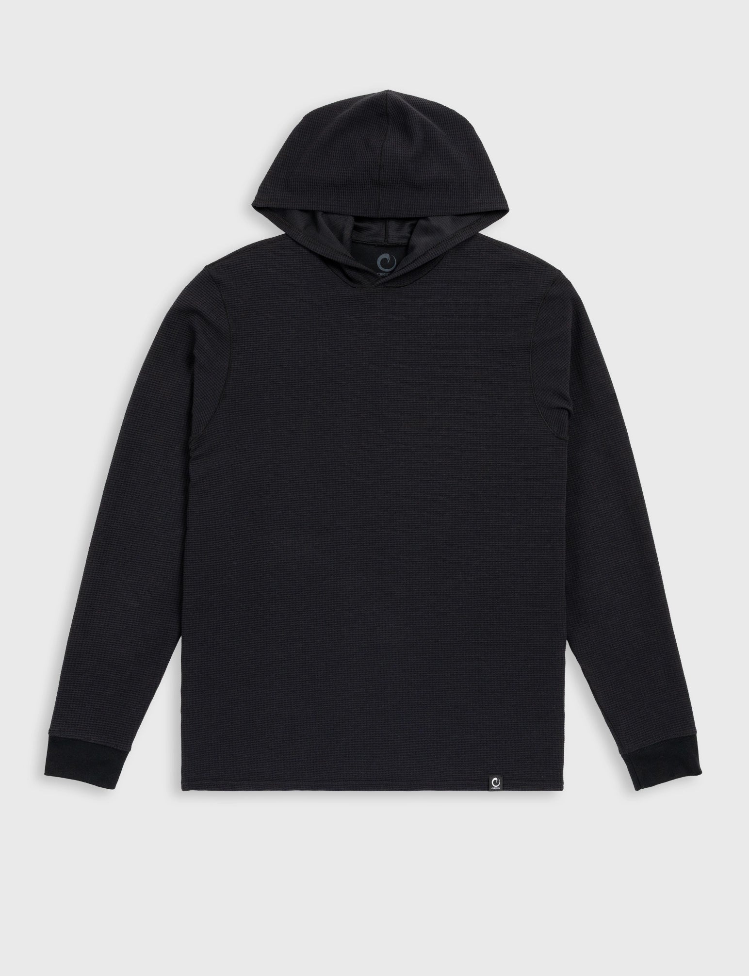 【NIL DUE】 PULLOVER WAFFLE HOODIE / BLK CORE WAFFLE HOODIE – ORIGIN
