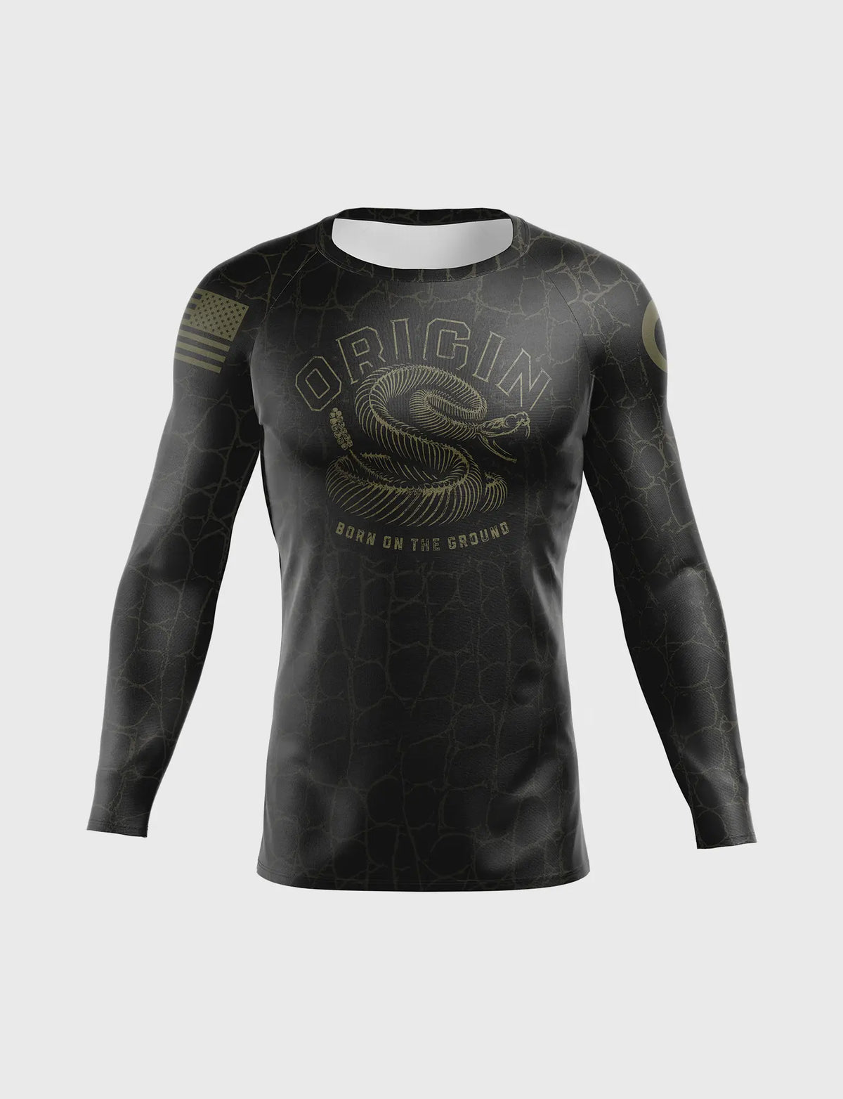 RATTLE AND FIGHT RASHGUARD COMPRESSION LS – ORIGIN