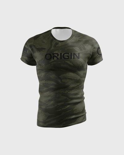 ORIGIN RAPTOR® CAMO PATRIOT SS COMFORT FIT RASHGUARD