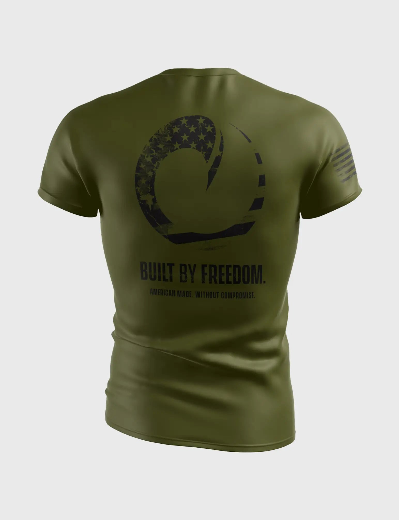 ORIGIN® FLAG-FILLED WAVE - COMFORT FIT SS RASHGUARD