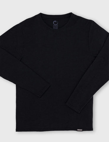 ☆UMBRO☆ Essential Long Sleeve T-Shirt Black UQ121CRL19 UQ1 AK + UMBRO – 195 LS TEE | Akomplice Clothing